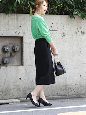 TIARA STAFFさん（レディース・157cm）の夏コーディネート