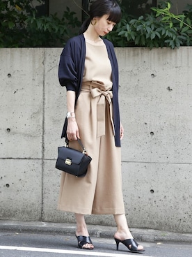 「La Piece（ラピエス）のアイテム」を使った、TIARA STAFFさん（レディース・159cm）の夏コーディネート