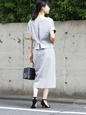 「La Piece（ラピエス）のアイテム」を使った、TIARA STAFFさん（レディース・159cm）の夏コーディネート