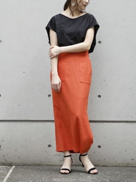 TIARA STAFFさん（レディース・157cm）の夏コーディネート