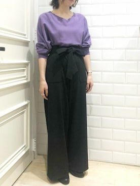 TIARA STAFFさん（レディース・155cm）の冬コーディネート