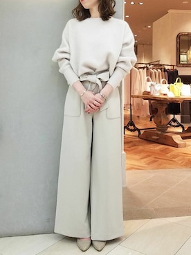 TIARA STAFFさん（レディース・160cm）の冬コーディネート