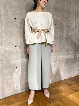 TIARA STAFFさん（レディース・160cm）の冬コーディネート