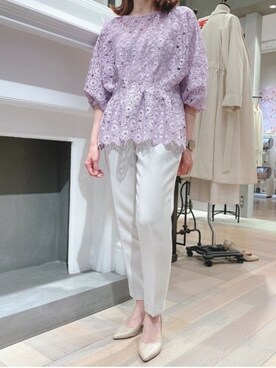 TIARA STAFFさん（レディース・157cm）の春コーディネート