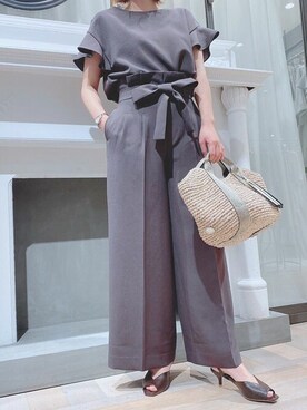 TIARA STAFFさん（レディース・160cm）の夏コーディネート