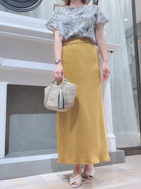 TIARA STAFFさん（レディース・160cm）の夏コーディネート