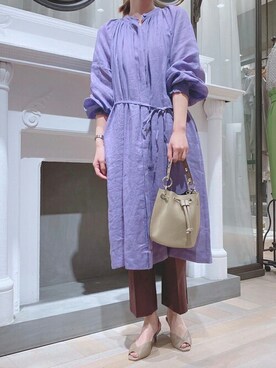 TIARA STAFFさん（レディース・160cm）の夏コーディネート