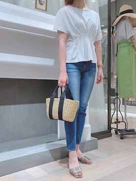 TIARA STAFFさん（レディース・169cm）の夏コーディネート