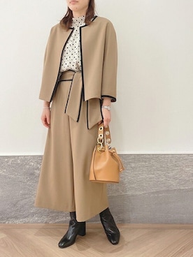 TIARA STAFFさん（レディース・157cm）の秋コーディネート