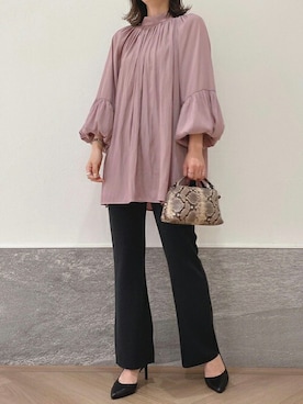 TIARA STAFFさん（レディース・160cm）の秋コーディネート