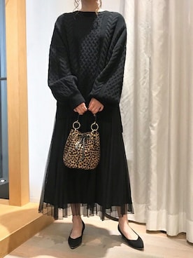 TIARA STAFFさん(レディース・157cm)の秋コーディネート