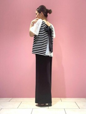 TIARA STAFFさん（レディース・161cm）の秋コーディネート