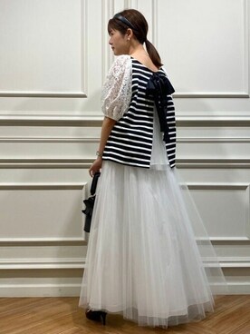 TIARA STAFFさん（レディース・161cm）の秋コーディネート