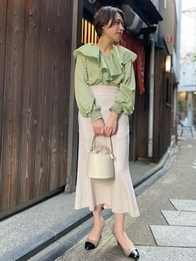 TIARA STAFFさん（レディース・155cm）の冬コーディネート