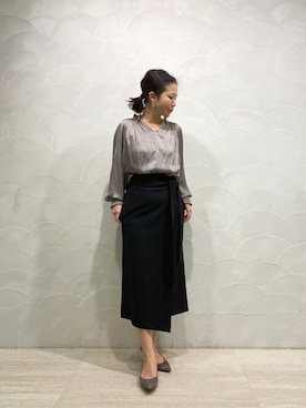 TIARA STAFFさん（レディース・160cm）の冬コーディネート