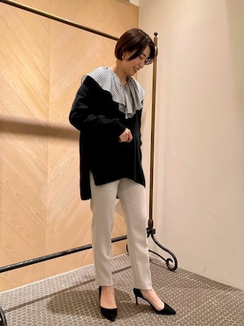 TIARA STAFFさん（レディース・155cm）の冬コーディネート