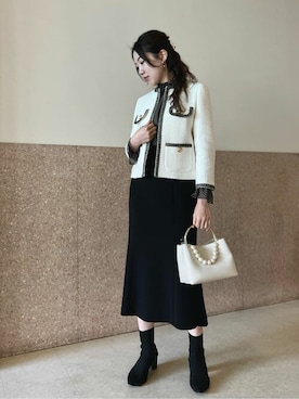 TIARA STAFFさん（レディース・166cm）の冬コーディネート