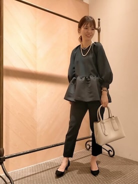 TIARA STAFFさん（レディース・158cm）の冬コーディネート