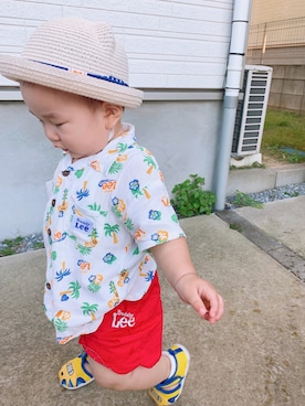 「アロハシャツ」｜uraa . さん（レディース・168cm）の夏コーディネート