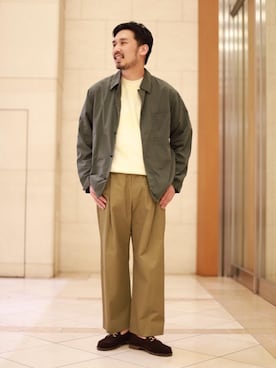 「UNITED ARROWS（ユナイテッドアローズ）のアイテム（その他アウター）」を使った、藤高 尚徳さん（メンズ・175cm）の春コーディネート