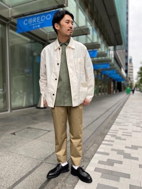 「UNITED ARROWS（ユナイテッドアローズ）のアイテム（その他アウター）」を使った、藤高 尚徳さん（メンズ・175cm）の春コーディネート