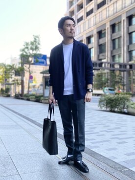 藤高 尚徳さん（メンズ・175cm）の秋コーディネート