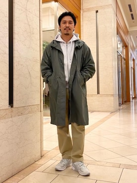「UNITED ARROWS（ユナイテッドアローズ）のアイテム（その他アウター）」を使った、藤高 尚徳さん（メンズ・175cm）の冬コーディネート