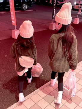 「3姉妹」｜♡Ma2◡̈Yu♡さん（キッズ・120cm）の冬コーディネート