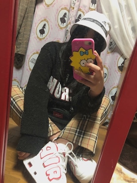 「アイテム（キャスケット）」を使った、kotoさん（レディース・159cm・10代）の春コーディネート