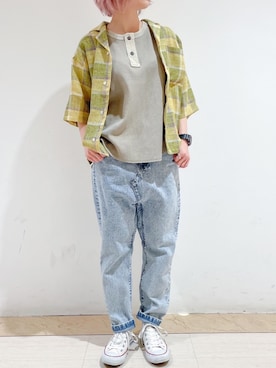 「CUBE SUGAR」｜SHOP STAFFさん（レディース・160cm）の春コーディネート
