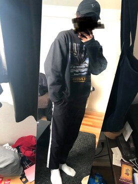 「JOURNAL STANDARD relume（ジャーナルスタンダード　レリューム）のアイテム（キャップ）」を使った、ぽっちゃりさん（メンズ・170cm）の秋コーディネート
