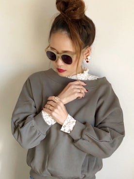 「BEAUTY&YOUTH UNITED ARROWS（ビューティーアンドユースユナイテッドアローズ）の＜A.D.S.R.＞MILLIE サングラス（サングラス）」を使った、Yukieさん（レディース・166cm）の冬コーディネート