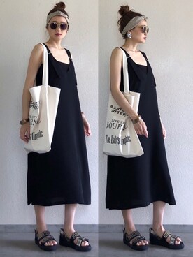 Yukie♡iさんの「TODAYFUL(トゥデイフル) "Vintage Tote Bag"／11911029」を使ったコーディネート