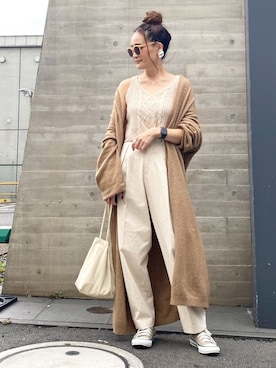 「STUNNING LURE（スタニングルアー）のアイテム（ジャケット/アウター）」を使った、Yukieさん（レディース・166cm）の秋コーディネート