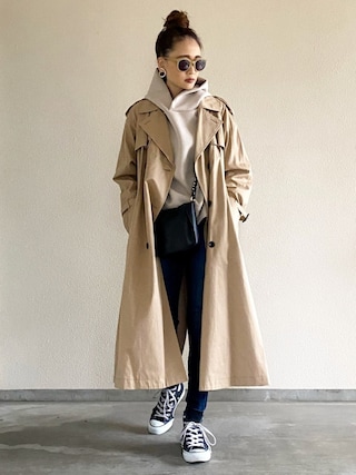 ★未使用に近い ユナイテッドアローズUWSCトレンチコート　ライナー付き UNITED ARROWS（ユナイテッドアローズ）の「UWSC コットン ビッグ
