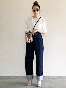 「MERCURYDUO（マーキュリーデュオ）のアイテム」を使った、Yukieさん（レディース・166cm）の春コーディネート