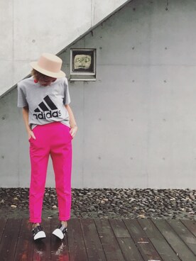 「アイテム（ドレスシューズ）」を使った、madokaさん（レディース・153cm）の夏コーディネート