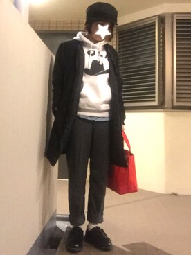 「select MOCA（セレクトモカ）のアイテム（MA-1）」を使った、たかちんさん（レディース・150cm）の冬コーディネート