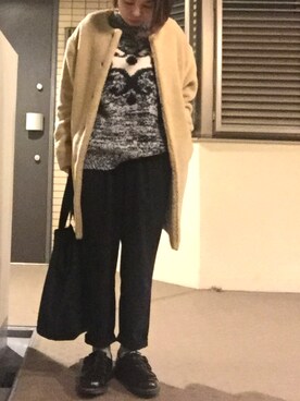 「A part by（アパートバイ）のアイテム（セットアップ）」を使った、たかちんさん（レディース・150cm）の冬コーディネート