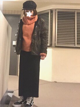 「A.P.C.（アーペーセー）のアイテム（ブルゾン）」を使った、たかちんさん（レディース・150cm）の冬コーディネート