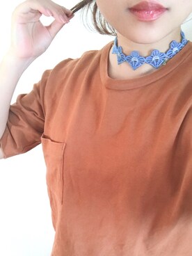 「BANSAN（バンサン）のアイテム」を使った、ドバイさん（レディース・154cm）の春コーディネート