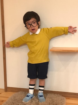 kaiiiiiさん（キッズ・90cm）の秋コーディネート