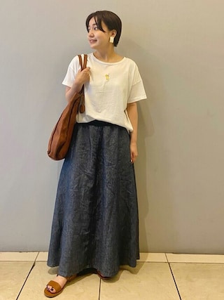 BEARDSLEY（ビアズリー）の「リネンウエストリブスカート（スカート