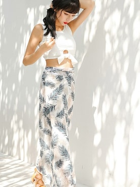 「アイテム（水着）」を使った、Ditaさん（レディース・160cm）の冬コーディネート