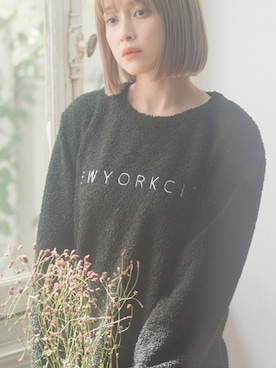 「アイテム（ルームウェア）」を使った、Ditaさん（レディース・160cm）の秋コーディネート