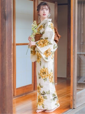 「Dita（ディータ）のアイテム」を使った、Ditaさん（レディース・160cm）の春コーディネート