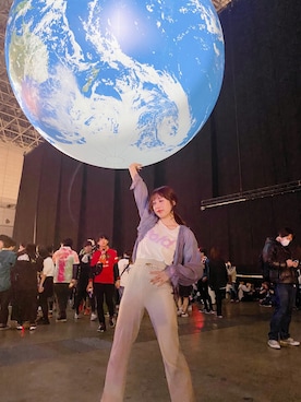 「one after another NICE CLAUP（ワンアフターアナザーナイスクラップ）のアイテム（アンサンブル）」を使った、tairamiuさん（レディース・158cm）の冬コーディネート