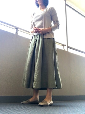 「H&M（エイチ・アンド・エム）のアイテム（スリッポン）」を使った、りーやんさん（レディース・158cm）の夏コーディネート