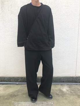 「GGD（ジージーディー）のアイテム（スウェット）」を使った、ポカどんさん（メンズ・179cm）の秋コーディネート