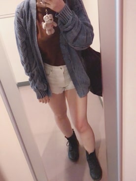 「BROWN」｜「アイテム（ブーツ）」を使った、Ivanさん（レディース・152cm）の秋コーディネート